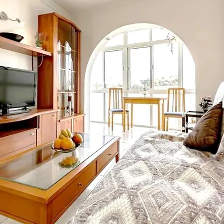 Apartment with one bedroom in Costa Adeje with wonderful mountain view shared pool&WiFi
